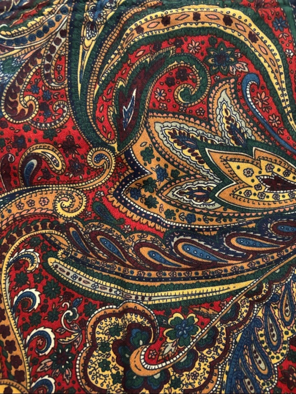 6 Paisley Jewel-tone Placemats Elegant Grandmillenial